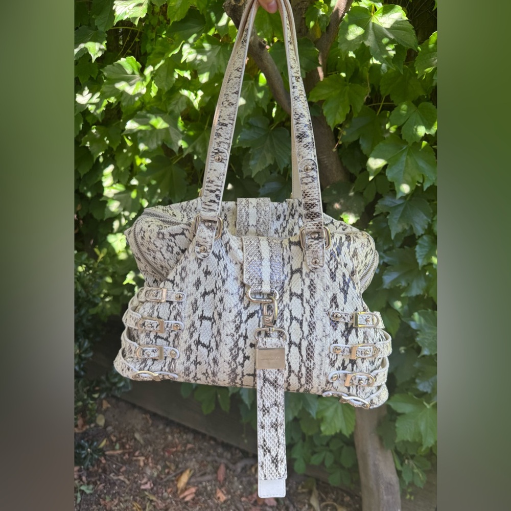 Jimmy Choo Y2K snakeskin shoulder bag